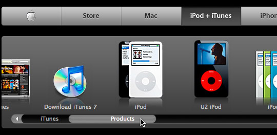 iTunes store on the web