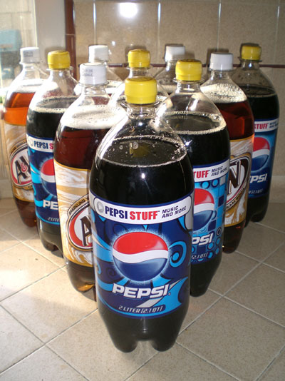 5.2 gallons of soda